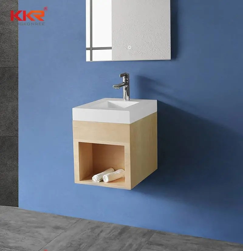 Lavabo da bagno personalizzato per vendite calde con mobile sospeso - Cabinet Basin KKR-XM371 1