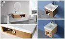 KingKonree corner basin cabinet latest design for motel 8