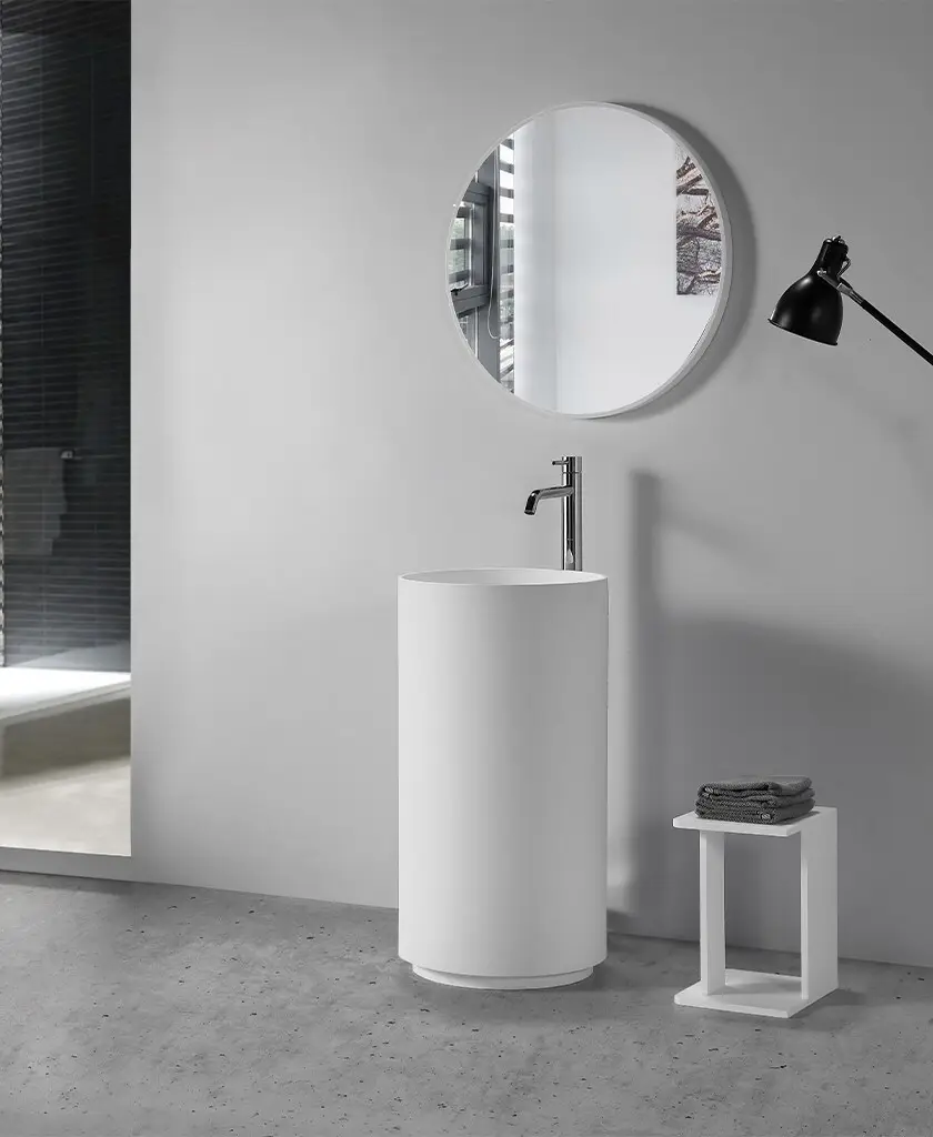 KingKonree rectangle freestanding basin manufacturer for motel 2