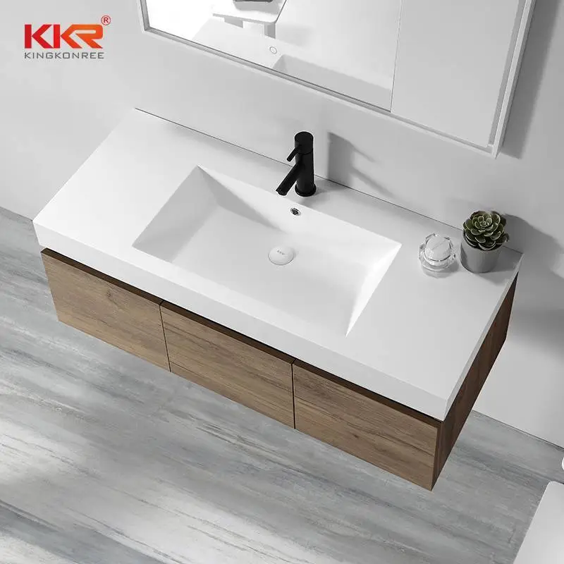 Conjunto de toucador de banheiro de superfície sólida KKR-1800 1