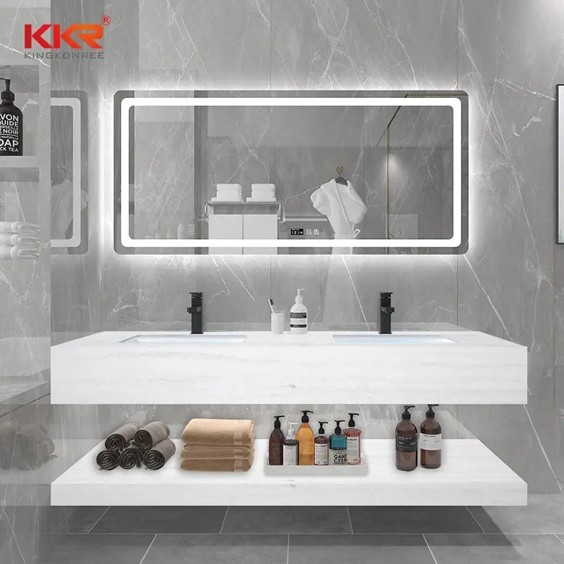 KingKonree wall hung wall hung toilet basin sink for bathroom 8