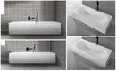 KingKonree black artificial stone bathtub manufacturer for hotel 8