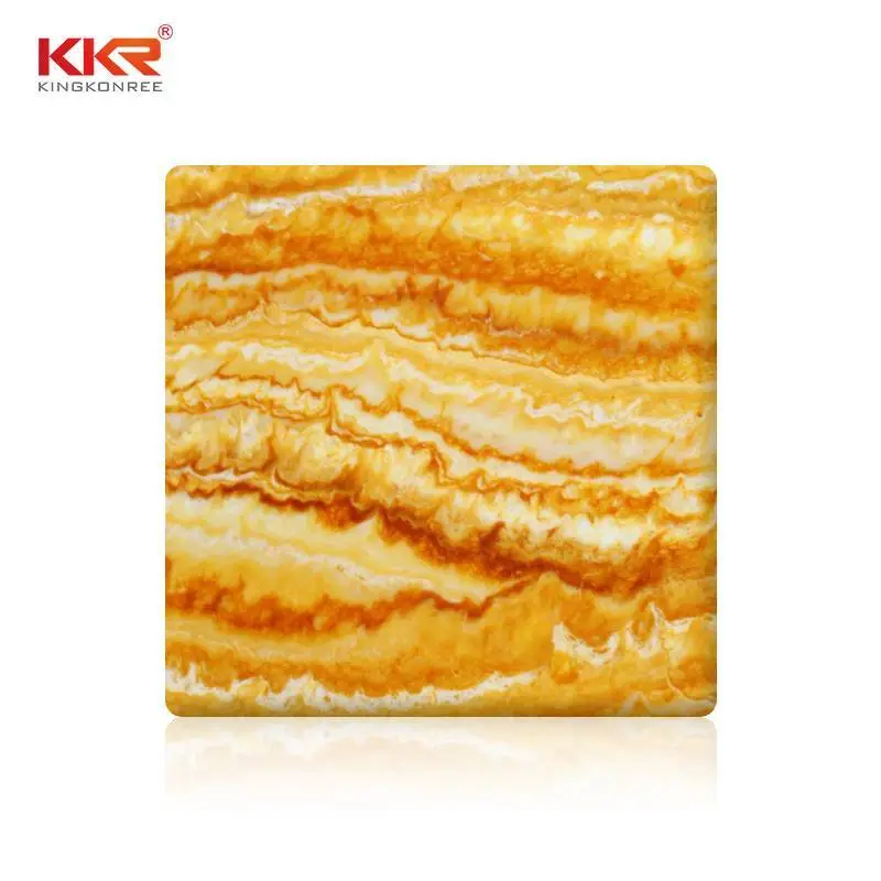 Feuille de surface solide translucide en marbre KKR-A110 1