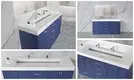 KingKonree hot-sale double sink cabinet factory for hotel 4