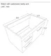 KingKonree pedestal sink cabinet latest design for households1 3