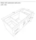 KingKonree approved floating bathroom cabinet factory for hotel 3