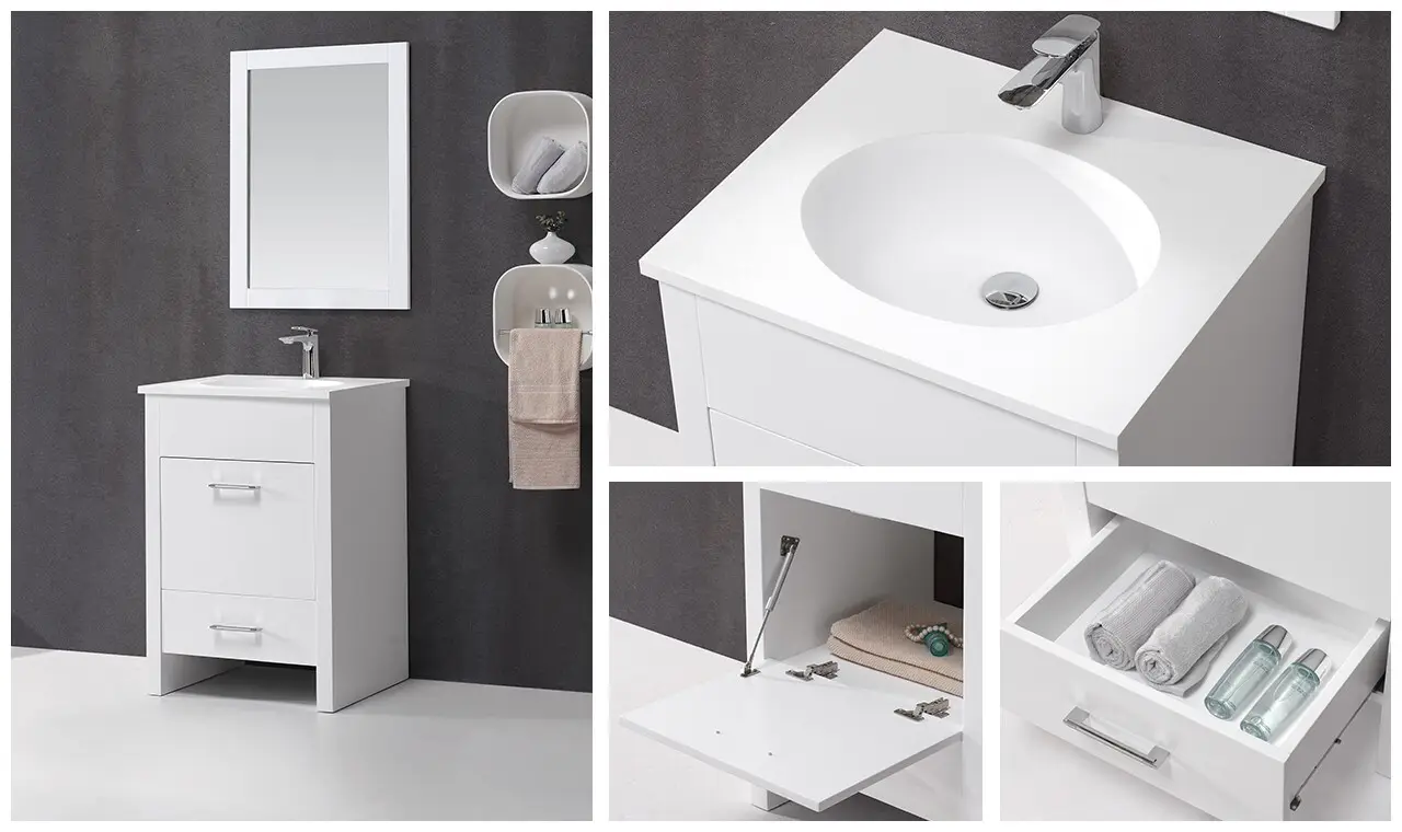 sturdy vanity cabinet with sink manufacturer for hotel 4