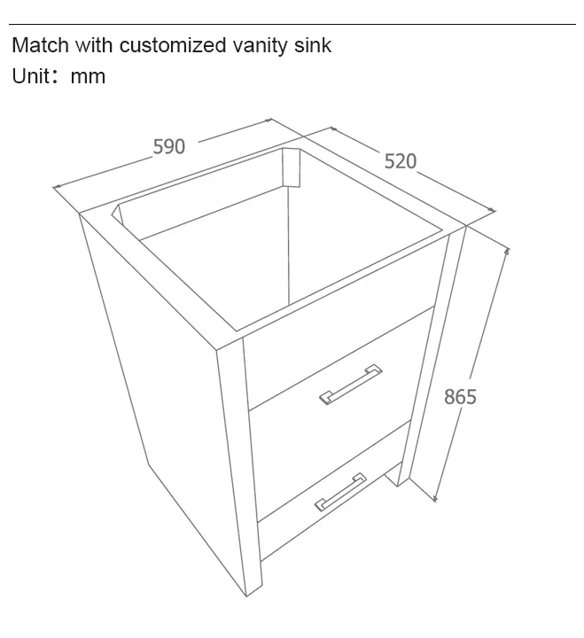 sturdy vanity cabinet with sink manufacturer for hotel 3