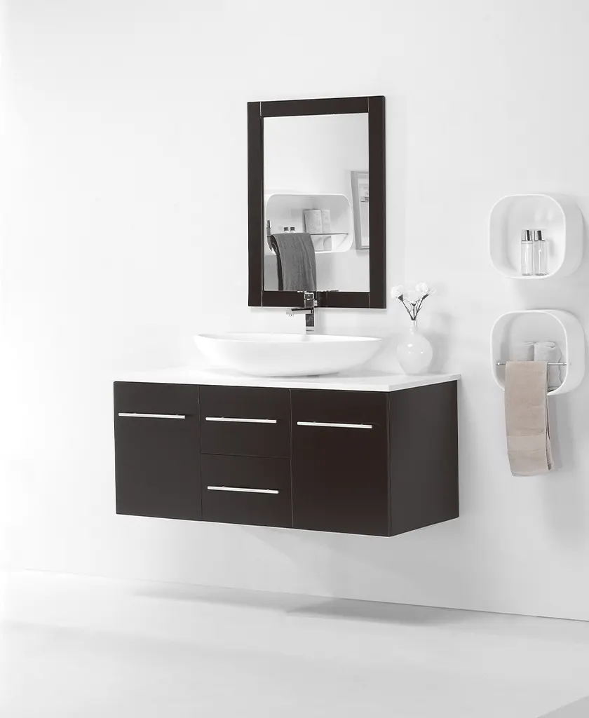KingKonree kitchen vanity cabinet latest design for hotel 2