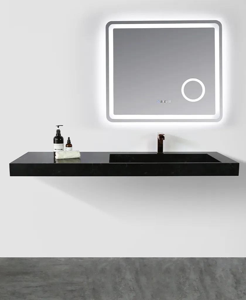 KingKonree stone wall mount sink manufacturer for bathroom 2