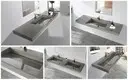 square double wall mount sink supplier for home 3