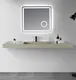 KingKonree 6mm modern wall hung basin customized for hotel 2