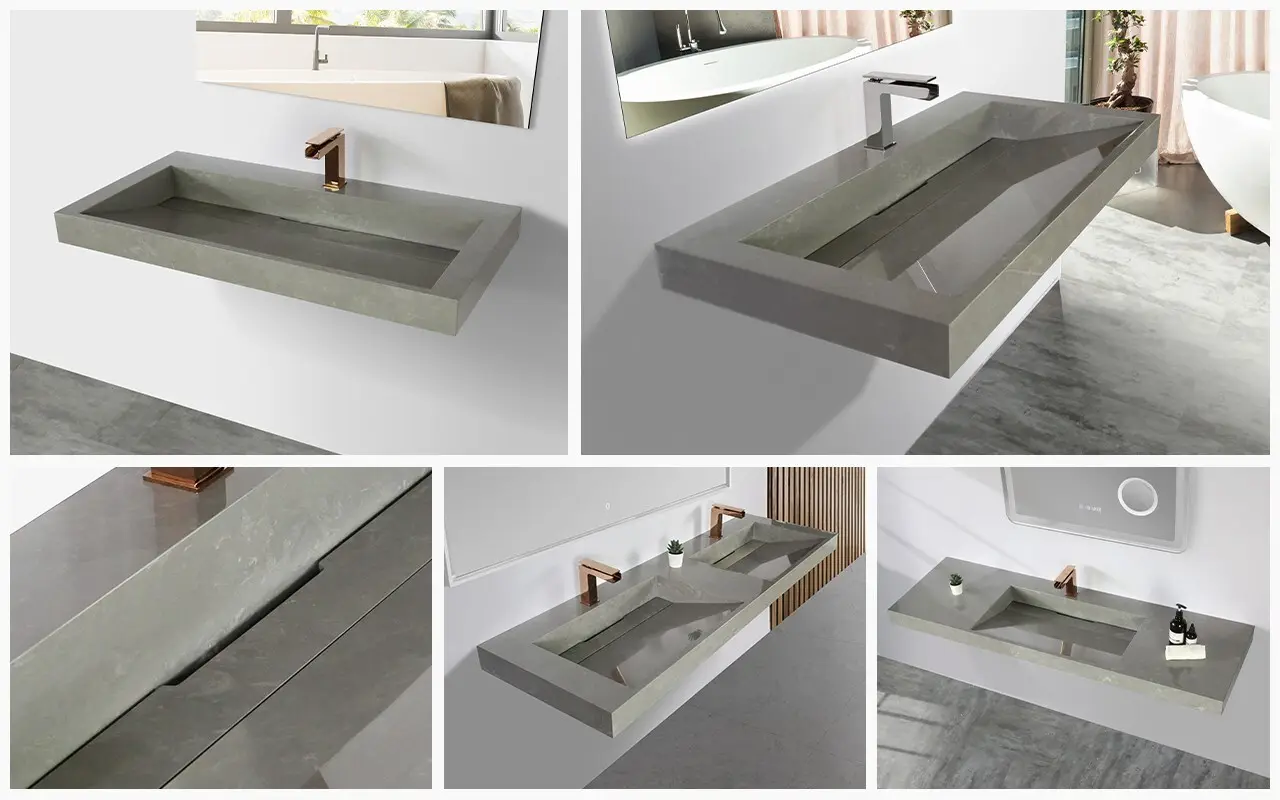 KingKonree wall mounted basins uk sink for toilet1 3