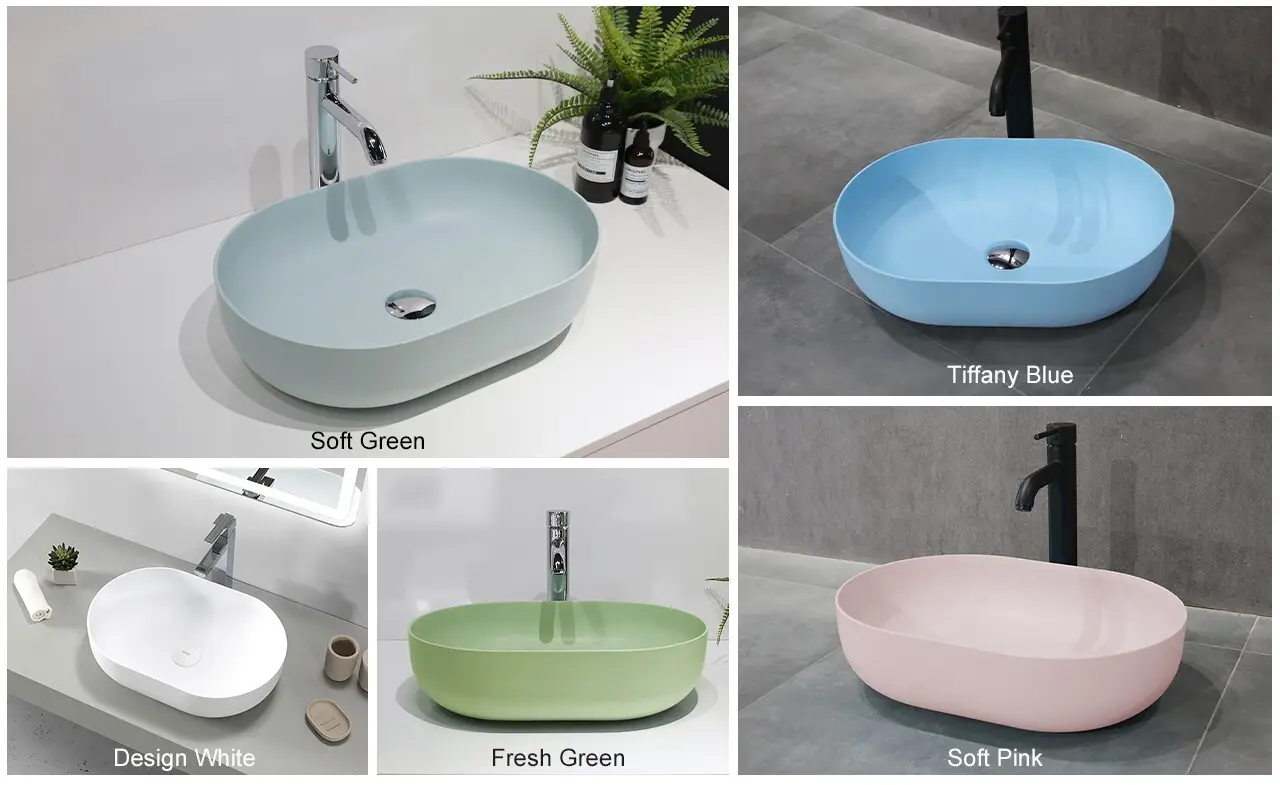 best quality morning above counter sink customized for hotel 4