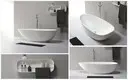 KingKonree finish small freestanding soaking tub custom for family decoration 4