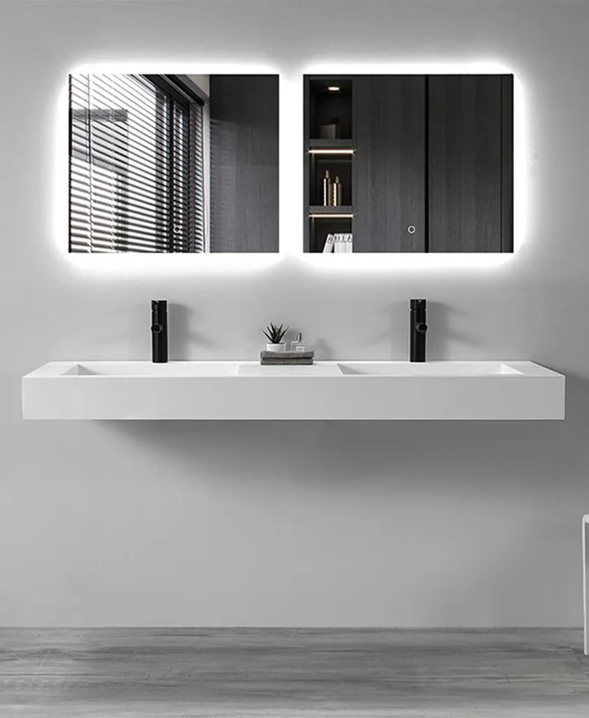 KingKonree wall hung trough sink sink for toilet 2