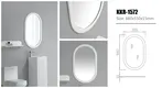 KingKonree elegant compact mirror with led light supplier for bathroom 2