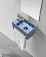 wall hung concrete wall hung basin manufacturer for bathroom 2