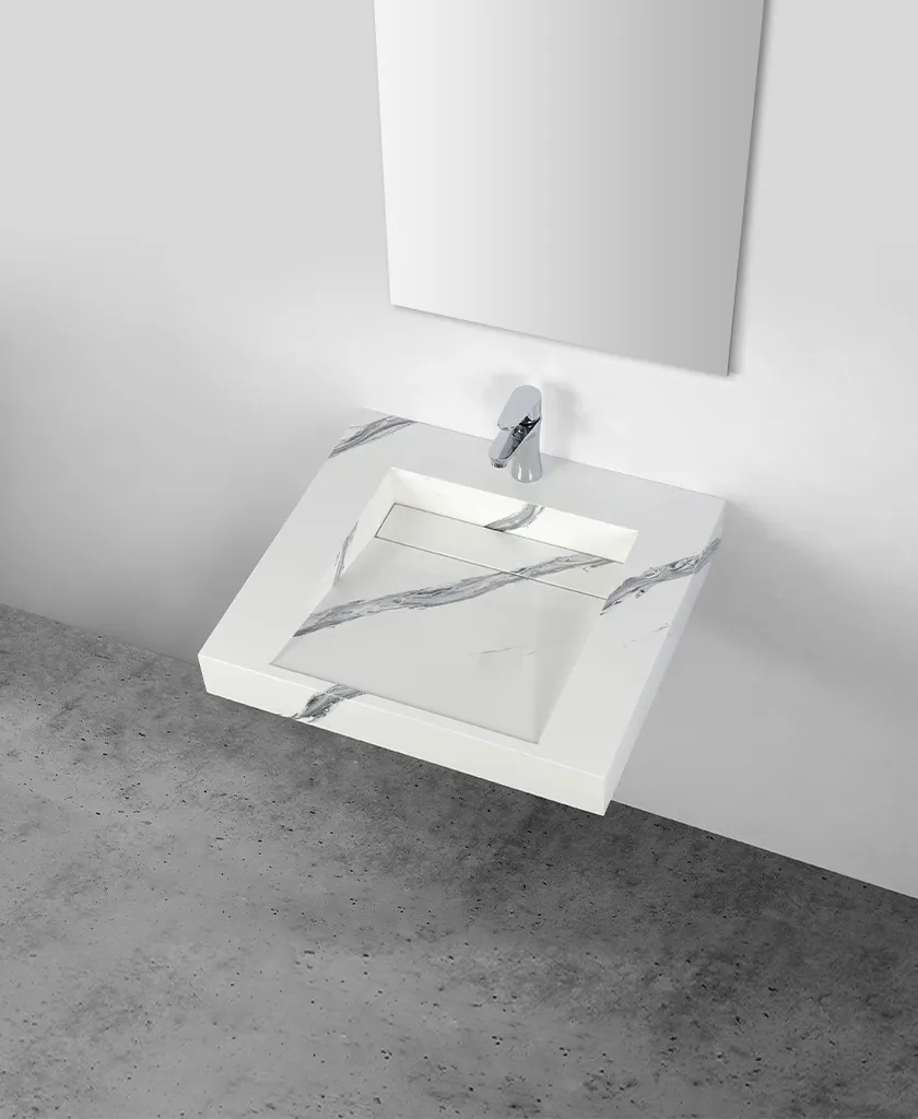 KingKonree classic wall mounted basin bunnings design for bathroom 2