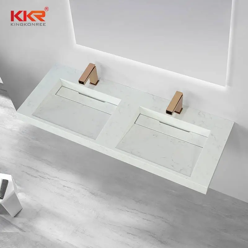 Lavabos de salle de bains, lavabo et vanité d'hôtel pour salle de bains KKR-M8808 1