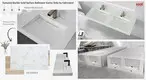 KingKonree concrete resin wall hung basin design for home 4