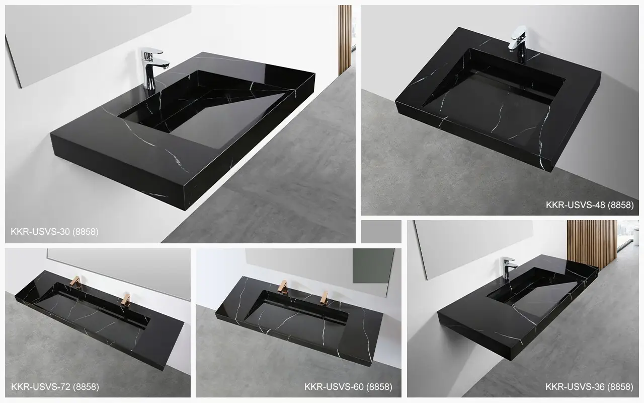 KingKonree brown old wall mount sink manufacturer for home 4
