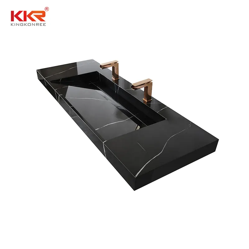 KingKonree luxury pedestal sink wall mount design for bathroom 1