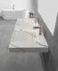 KingKonree double wall mounted corner basin design for hotel 2