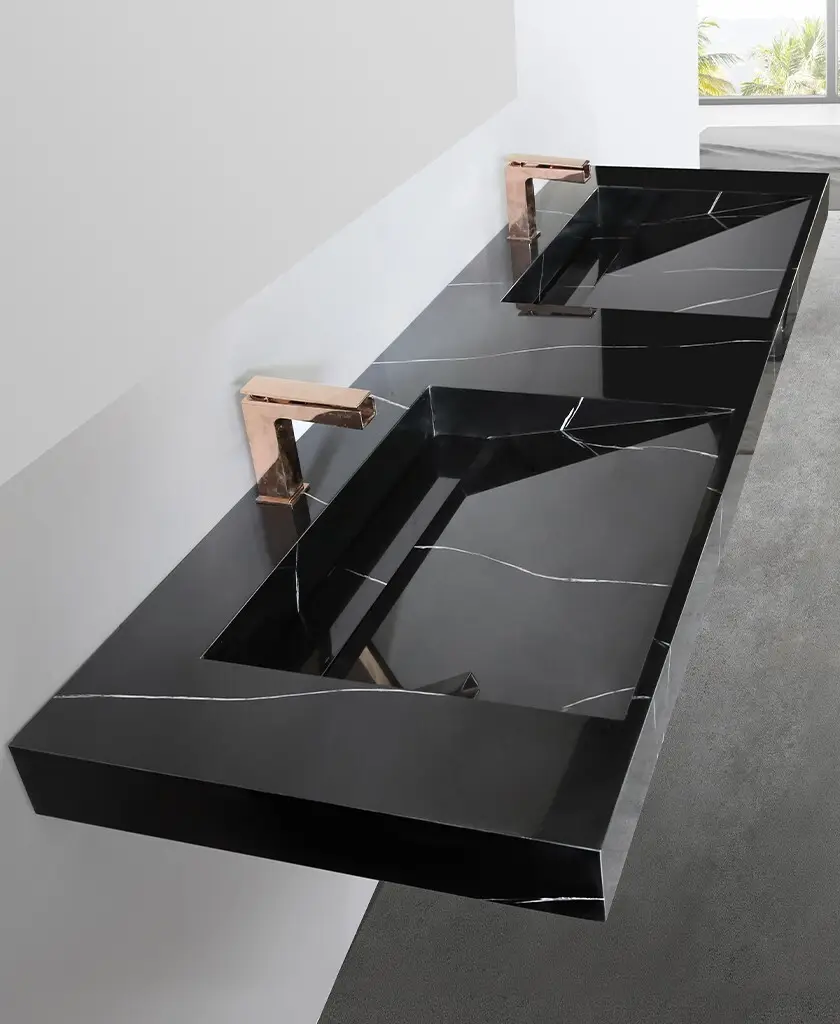 KingKonree wall hung toilet and basin set sink for bathroom 2