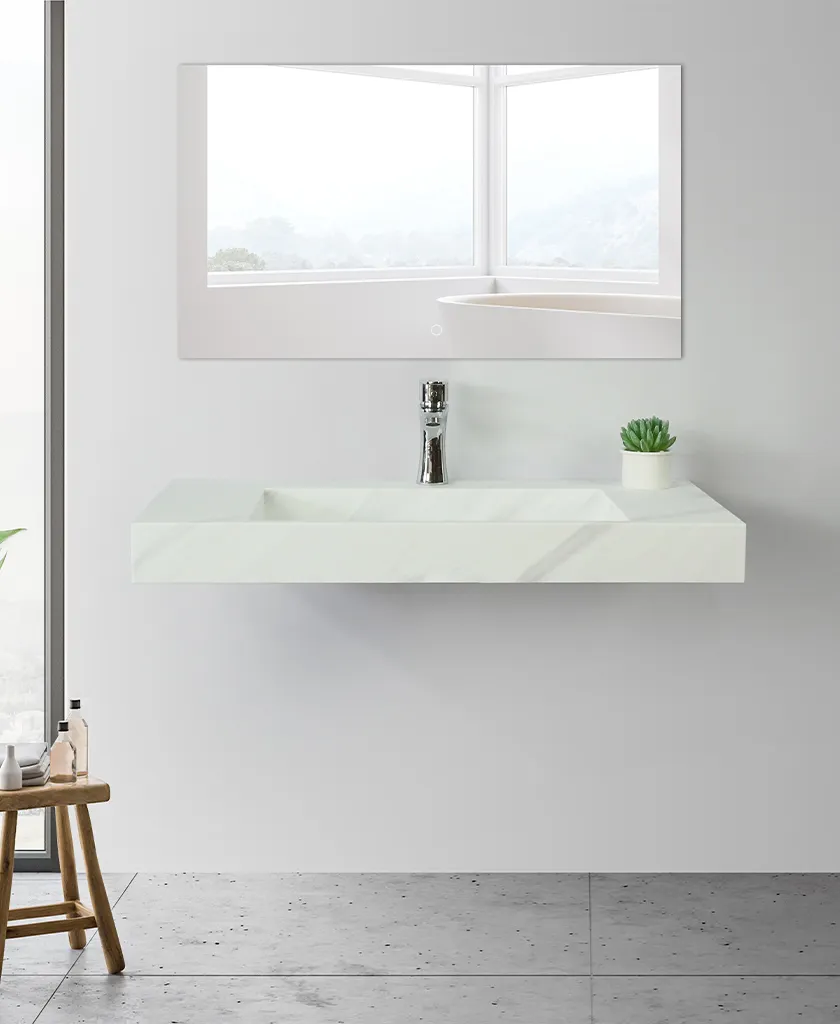 KingKonree rectangular wall hung basin design for toilet 2