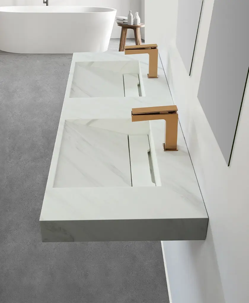 solid wall mount vintage sink supplier for bathroom 2