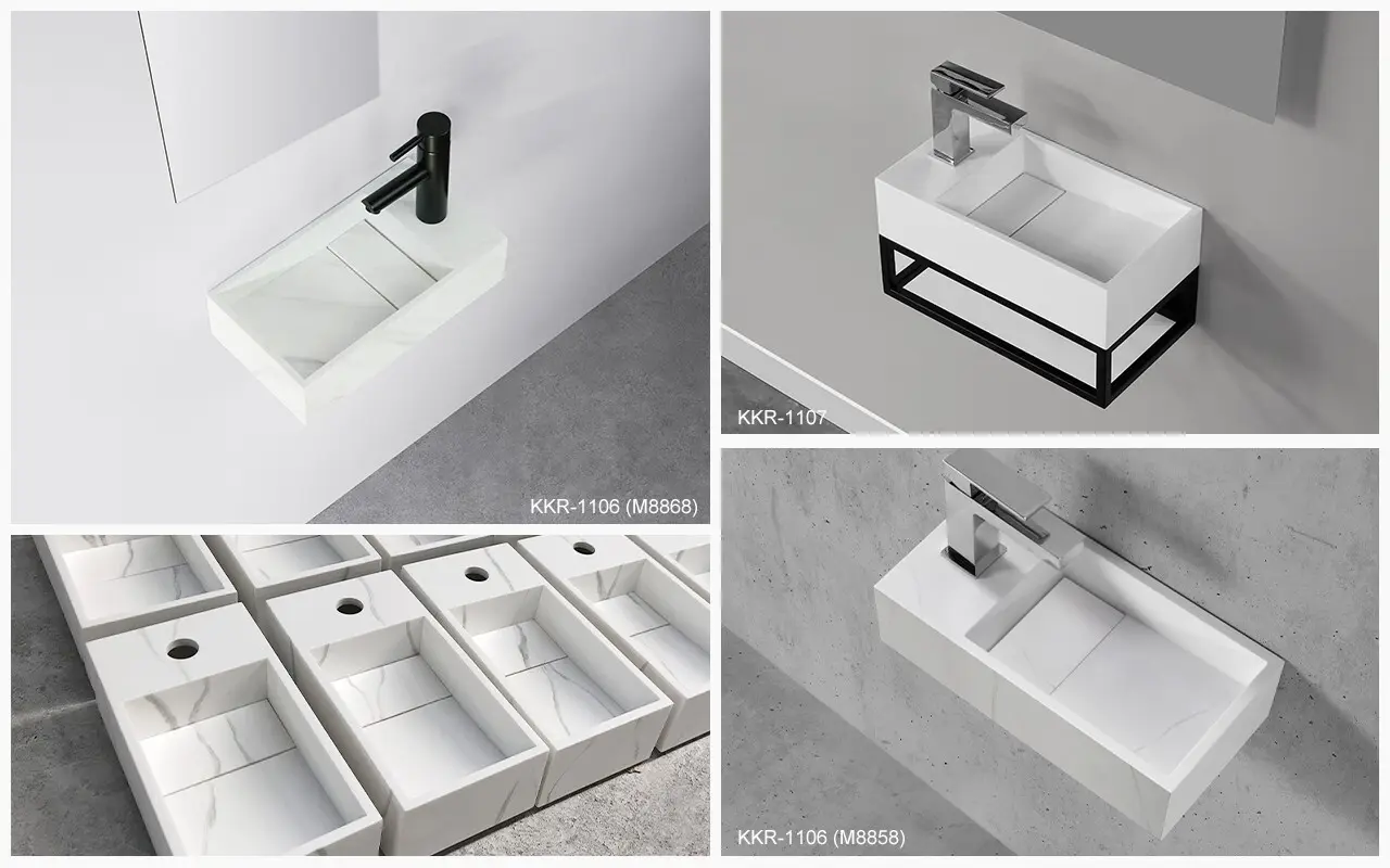 KingKonree royal wall mounted sink canada sink for bathroom 4