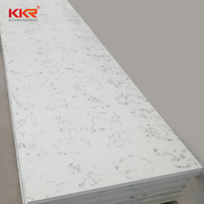Solid Surface Building Material Artificial Stone Slabs White Marble ...