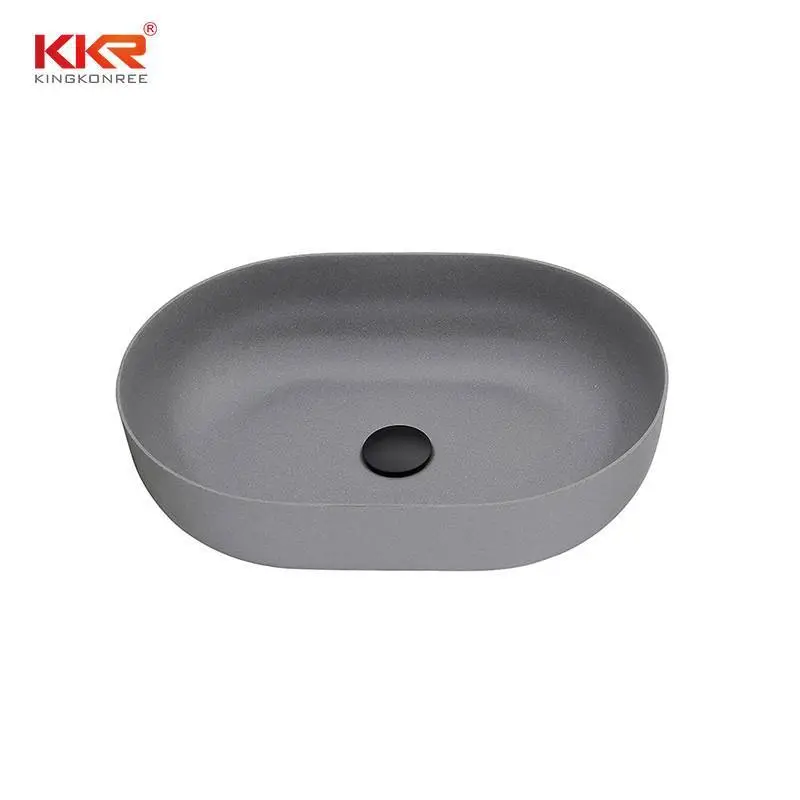 Single Bowl Undermount Quartz Stone Bathroom Basin 1