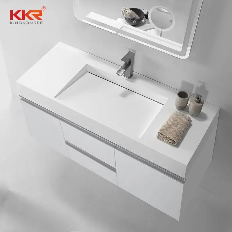 Advanced New Solid Basin Cabinet Combination Bathroom Cabinet 1