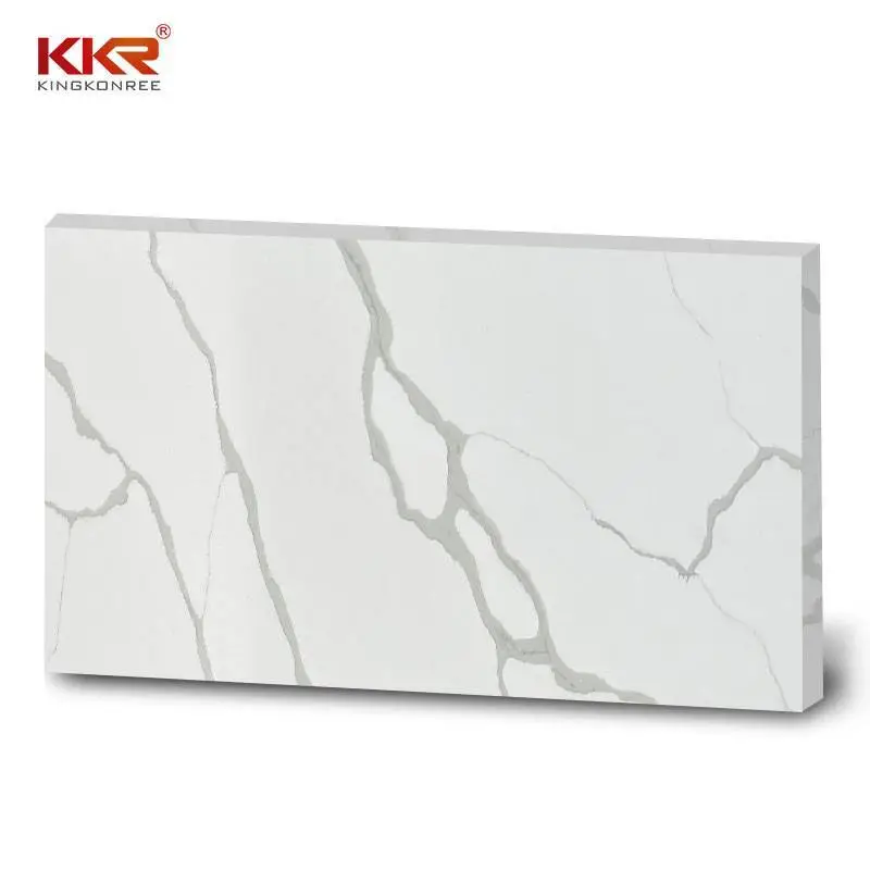 KKR Luxo Zero sílica Calacatta Mármore Superfície Sólida para Bancada de Cozinha e Banheiro M069 1