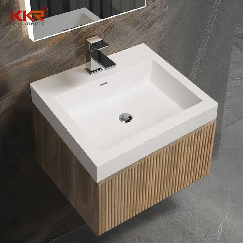Moderne eenvoudige stijl waterbestendig aanrecht wastafelmeubel KKR-Ｈ9030 1