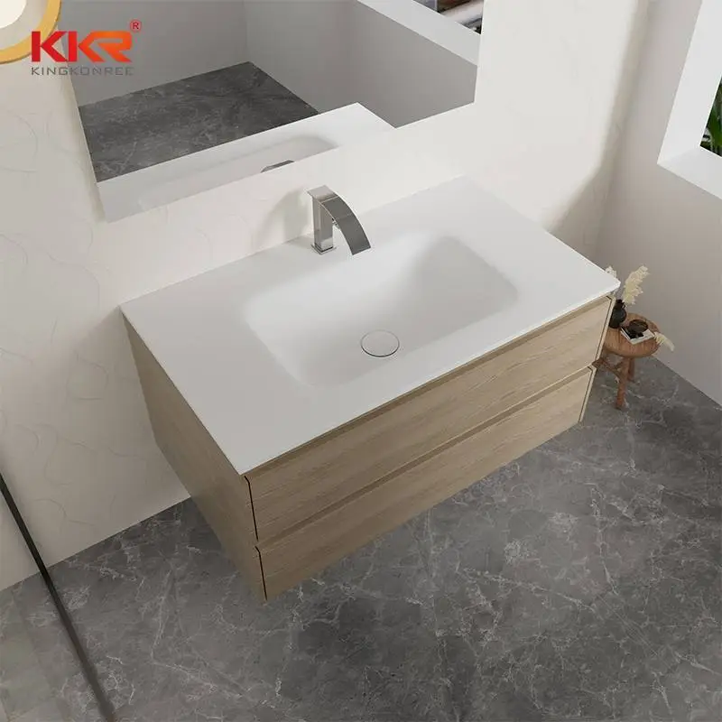 Badezimmer-Waschbecken und Aufbewahrung im Badezimmerschrank, individuell anpassbar KKR-FGE04 1
