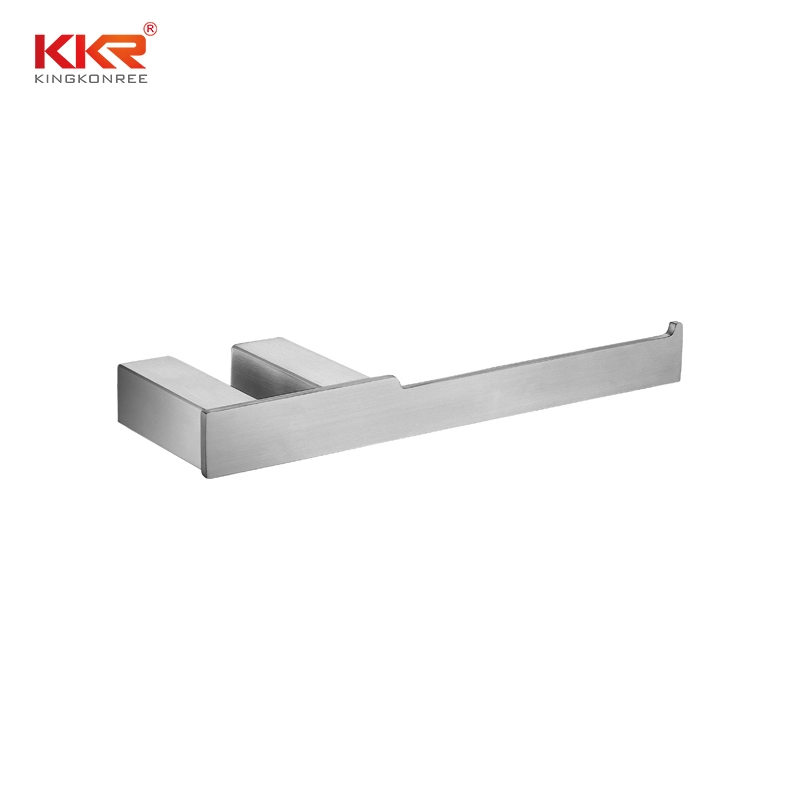 Suporte de rolo de papel higiênico de aço inoxidável para parede de banheiro moderno de alta qualidade KKR-3709 1