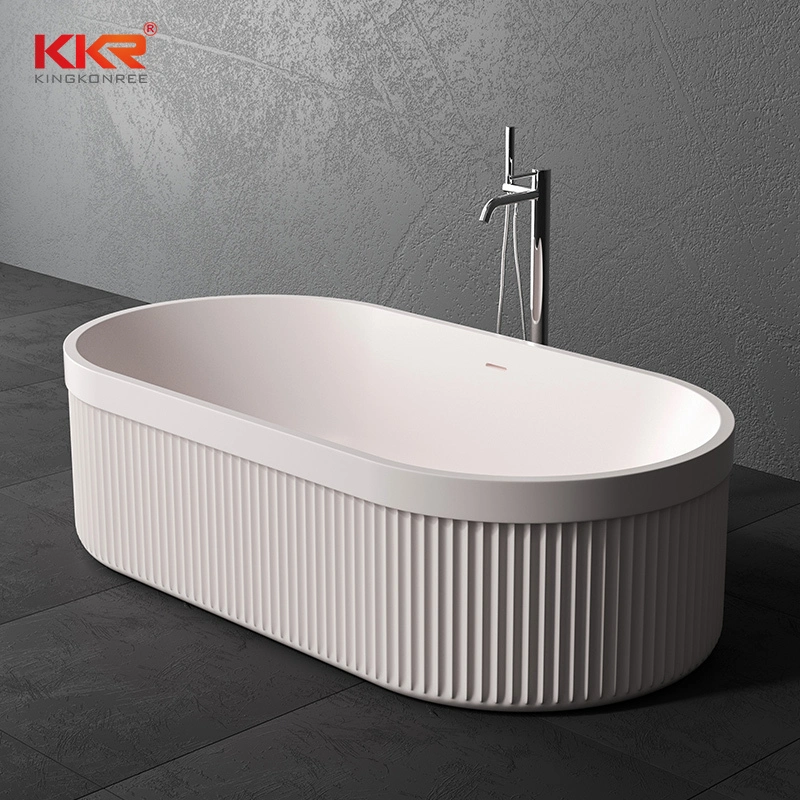 Freistehende Acrylbadewanne Badezimmer Hotel Soft Pink KKR-B117 1