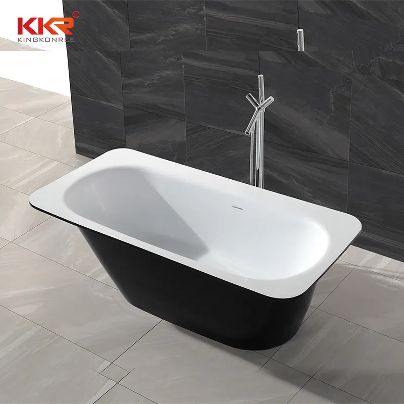KingKonree standard stone bathtub at discount for family decoration 1