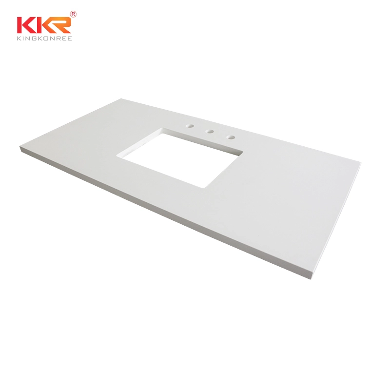 High Quality Acrylic Soild Surface Bathroom Vanity 1