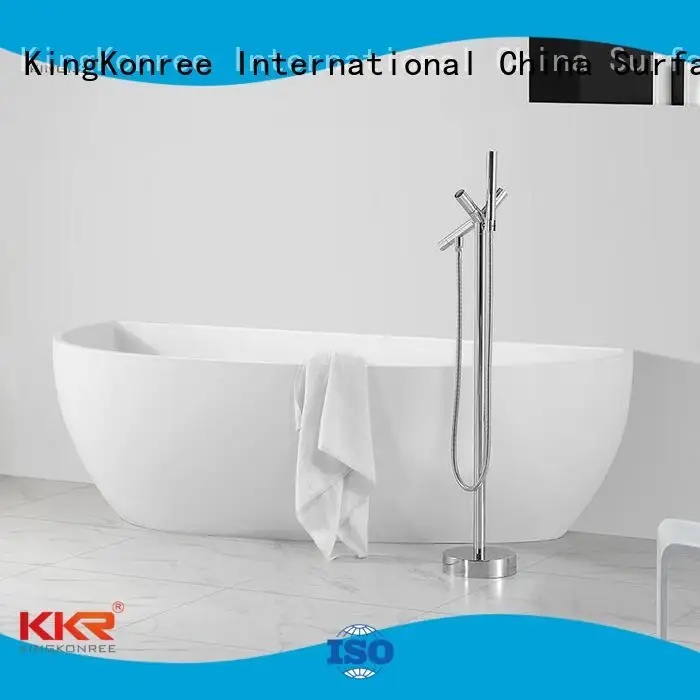 Wholesale stone Solid Surface Freestanding Bathtub KingKonree Brand 1