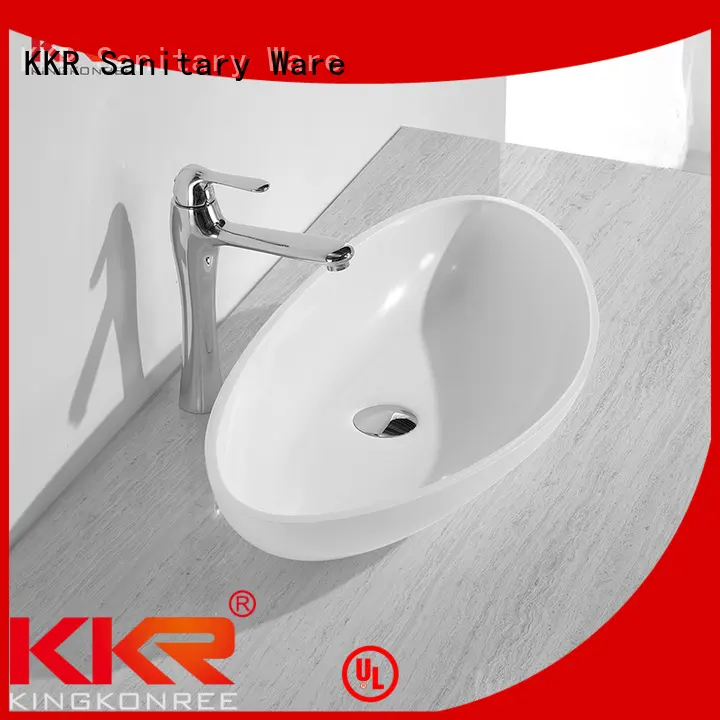 KingKonree Brand basin quality acyrlic oval above counter basin kkr 1