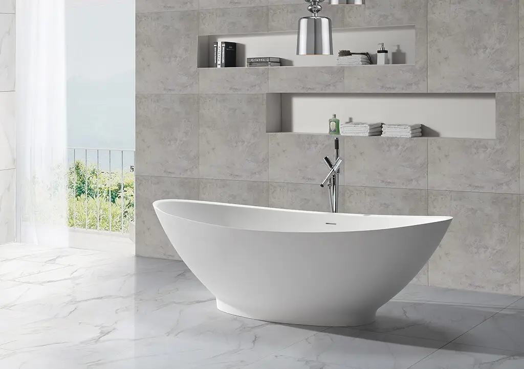 Solid Surface Freestanding Bathtub artificial bathtubs KingKonree Brand company 2