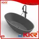freestanding Solid Surface Freestanding Bathtub selling standing KingKonree Brand 1