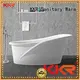 150cm stone shelves solid surface bathtub KingKonree 1