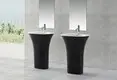Wholesale white bathroom free standing basins unique KingKonree Brand 2