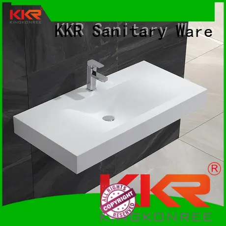 fancy basin wall mounted wash basins stone KingKonree 1