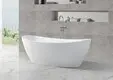 b008 bath round Solid Surface Freestanding Bathtub KingKonree Brand 2
